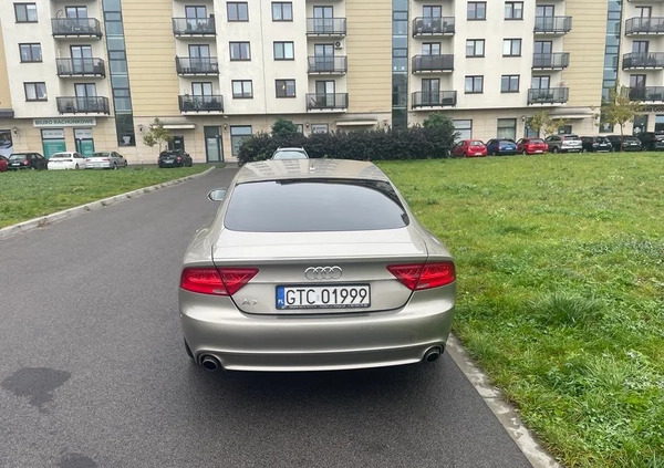 Audi A7 cena 74900 przebieg: 146641, rok produkcji 2013 z Warszawa małe 254